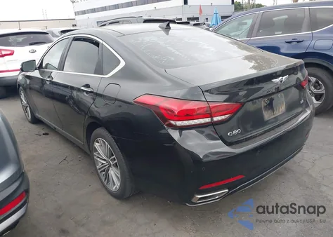 2020 Genesis G80 3.8 Rwd z USA, uszkodzony, nr VIN KMTFN4JE3LU331263